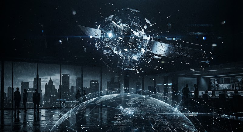 A Queda Silenciosa: Como um Satélite de Conectividade Global Redefine a Geopolítica